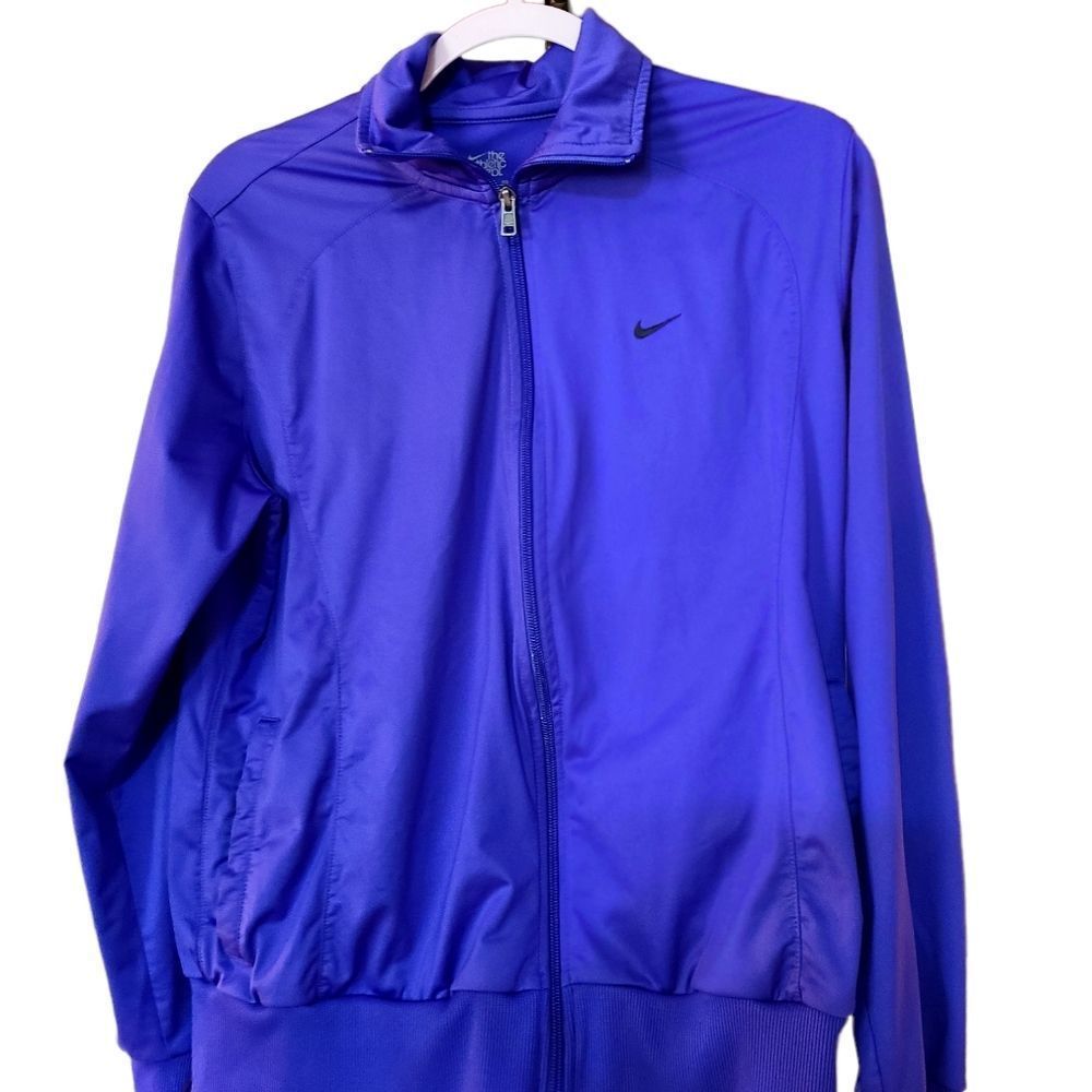 Womens Nike Athletic Dept Purple Xl Jacket, has pockets